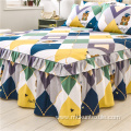 Printed Bunk bed skirt cotton sheet set